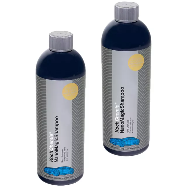 Koch Chemie - Nano Magic Shampoing Shampooing pour Voiture Pack Double 2x 750ml 3