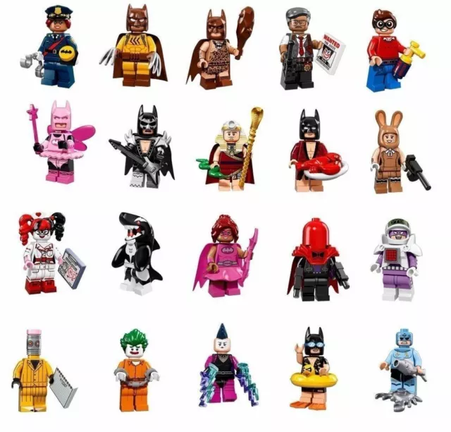 🎯 You PICK! LEGO - The Batman Movie Series 1 & 2 - Collectible Minifigures  - DC