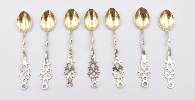 Cuillères à Moka En Inox - Lot De 6 - Brillantes, Durables, Idéales Café Et Desserts
