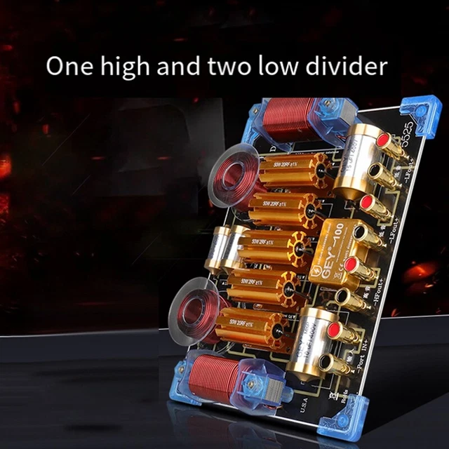Diviseur De Fréquence Audio Pour Haut-parleur 1 Voie 65-1000 Hz 120 W Crossover Hifi~p139806098