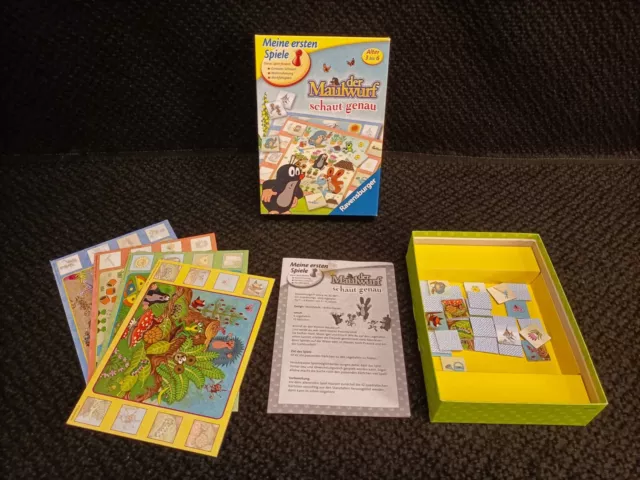 Ravensburger: 2012 Meine ersten Spiele der Maulwurf schaut genau komplett