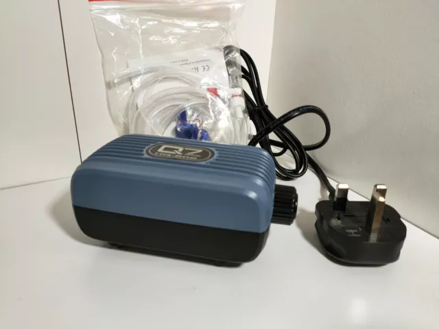 Aquarium Fish Tank Air Pump Quite Silent Flow Oxygen Bubbles Double Outlet Valve