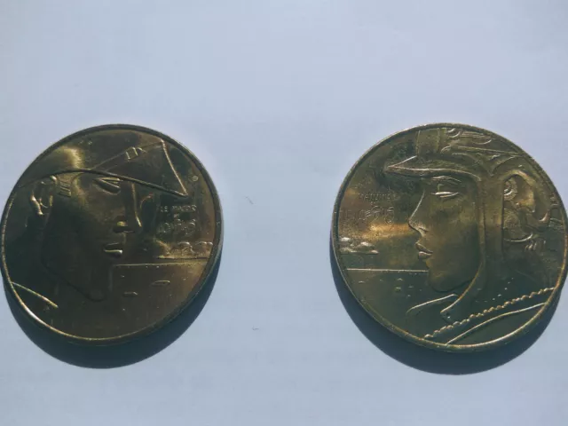 Lot 2 jetons touristiques Malvina et Major - Monnaie de Paris