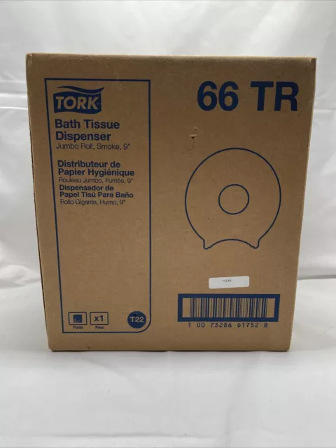 Tork Jumbo Bath Tissue Dispenser 10.63 x 5.75 x 12 Smoke (TRK66TR)