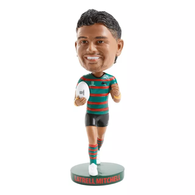 NRL South Sydney Rabbitohs LATRELL MITCHELL Bobblehead Collectable 18cm tall