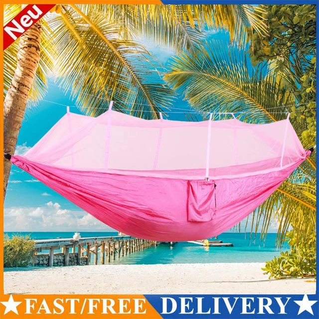 1-2 Person Hammock Canopy Quick-Drying Hammock for Indoor Outdoor Hiking Camping