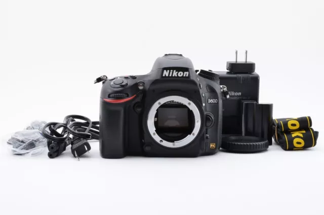 Nikon D600 24.3MP Digital SLR Camera Shutter count 14531 [Exc++] From JAPAN