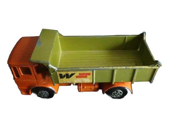 Camion Matchbox Superkings Leyland Auto Loader 1987 - Modèle Diecast Rouge