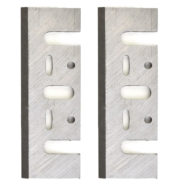 Juego de 2x 82MM HSS Herramienta Eléctrica Nuevo Afilador Cuchillas for Makita
