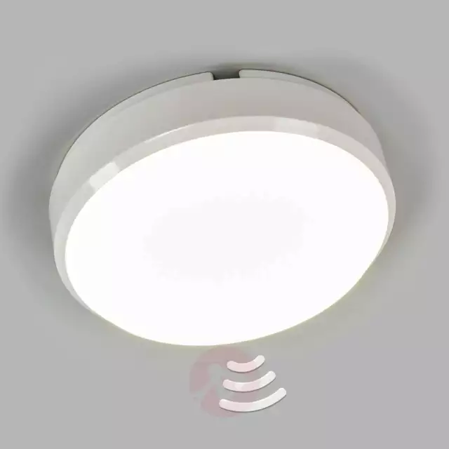 Plafoniera Sensore Movimento Luce Led Parete Lampada Soffitto 12W 220V Bianco