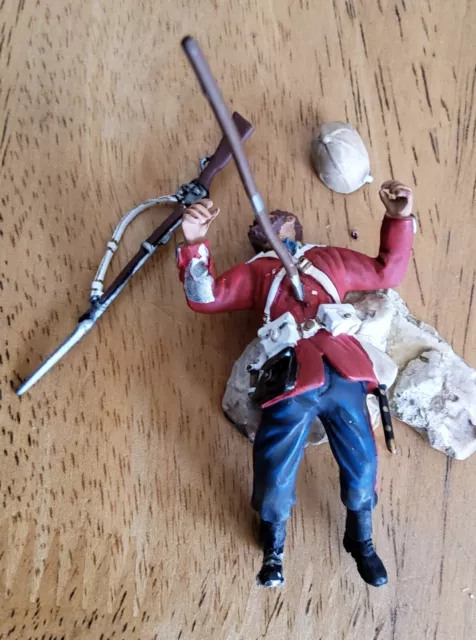 BRITAINS ZULU WAR  20046 24th Foot Injured Modified