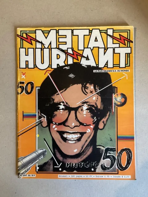 Metal Hurlant N°50 Édition 1980 Très Bon État