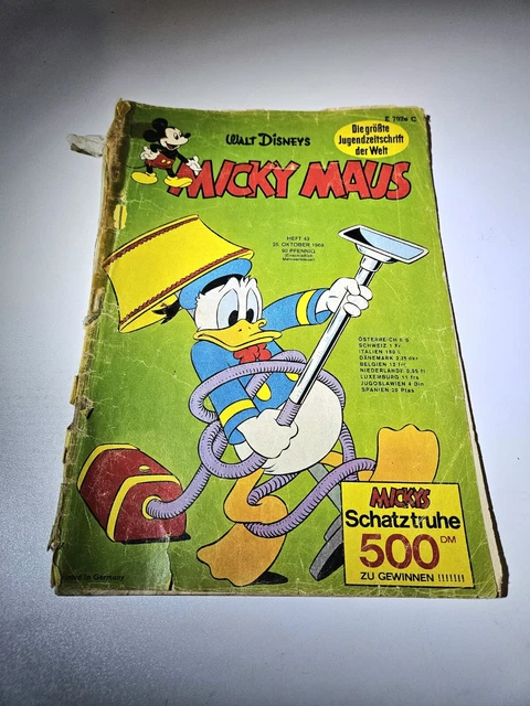 Micky Maus  Comic Heft 1969 / Nr. 43