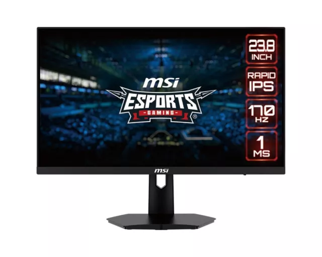 Ecran Gaming MSI G244F 23.8" LED Rapid IPS 1920 x 1080 170Hz FreeSync 1ms