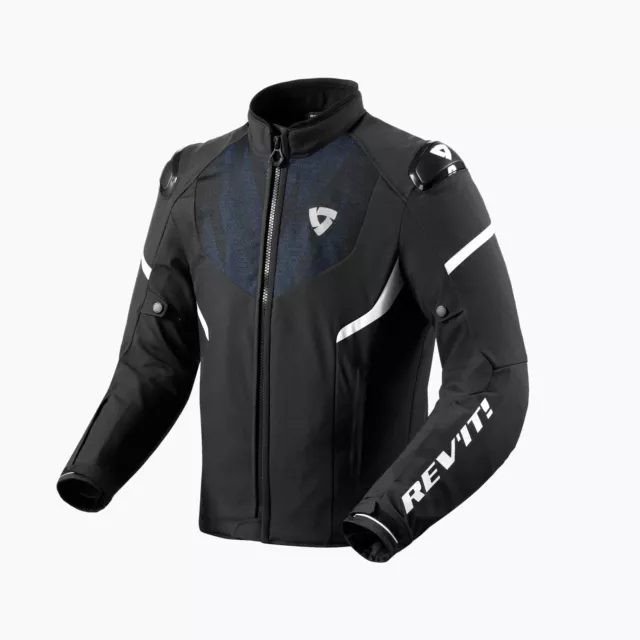 Chaqueta Moto Hombre Rev ' It Voltiac 3 H2O - Plata Negro - Tamaño