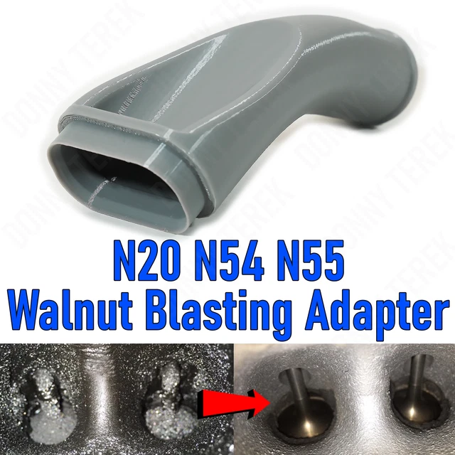 Intake Carbon Cleaner Walnut Blasting Adapters For BMW N47 &amp; N57