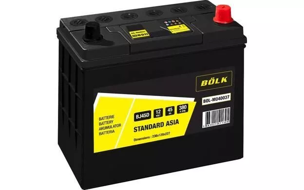 BOLK Batterie de voiture 45Ah/380A pour DAIHATSU GRAN SUZUKI WAGON BOL-M040037
