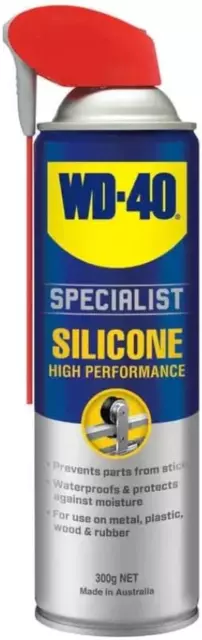 WD-40 High Performance Silicone Lubricant with Smart Straw, 300G
