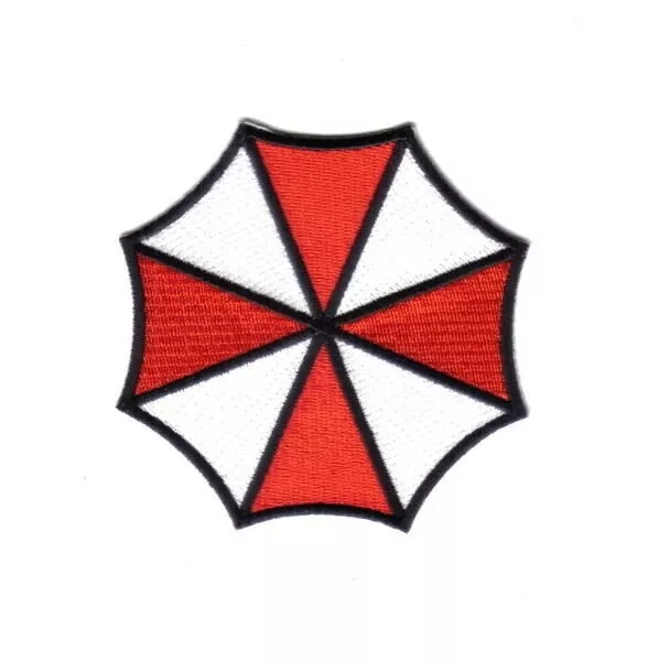 Resident Evil Umbrella Corporation Logo Large Shoulder Embroidered Patch NEW