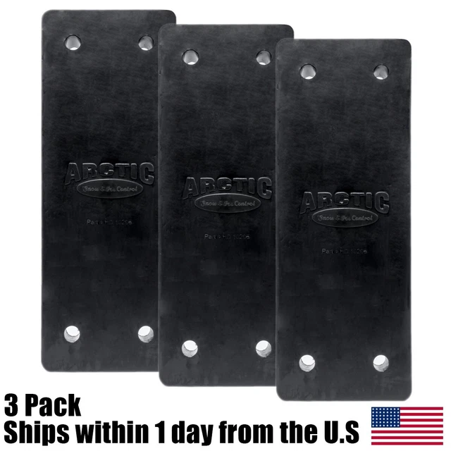 3PK Genuine OEM Arctic Poly Mounting Block 10206 for Arctic HD Sectional Plows