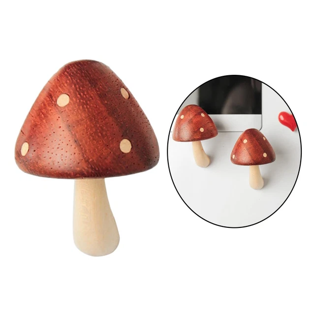 Fridge Magnets Mushroom Adroable Decor Vegetable Kitchen