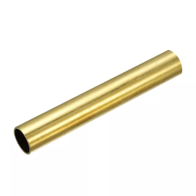 Brass Round Tube 16mm OD 1mm Wall Thickness 100mm Length Pipe Tubing