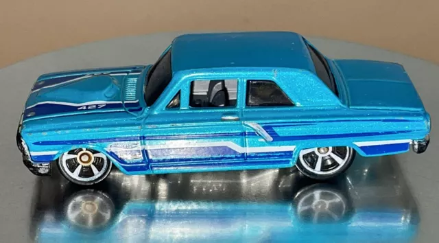 Hot Wheels Ford Thunderbolt 2001 Teal/Blue Mattel Loose