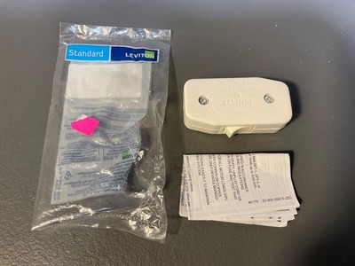 Leviton 5410 Heavy Duty Feed Thru Cord Rocker Switch Motor 1/2 HP Lamp 125 V 3 A