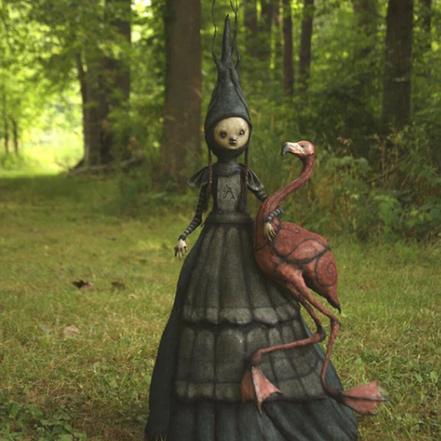 Halloween Statue Witches Halloween Garden Decoration Horror Props Hot Sale