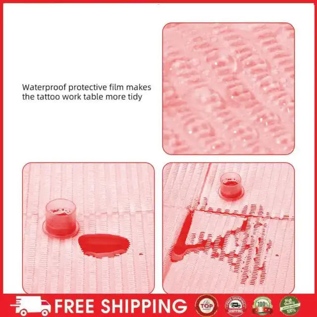 Disposable Tattoo Table Cloth Anti-Oil Sanitary Bed Sheet (20PCS)(Pink)