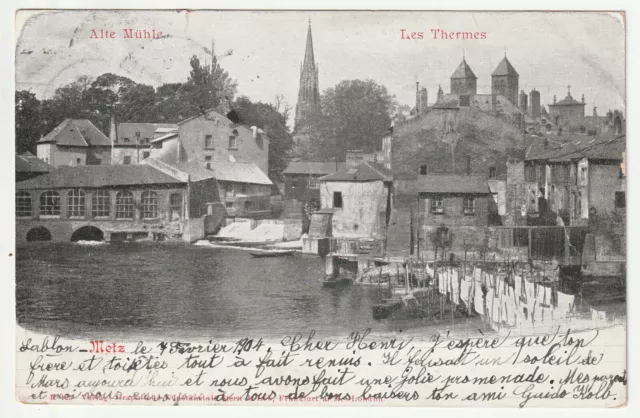 METZ - Moselle - CPA 57 - les Thermes