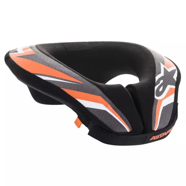 Alpinestars 2024 Sequenza Giovanile Collo Rotolo Nero Antracite Arancione MX Quad Bambini