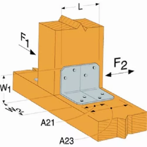 Simpson Strong-Tie 2 in. W X 2.8 in. L Galvanized Steel Angle (Pack of 10)