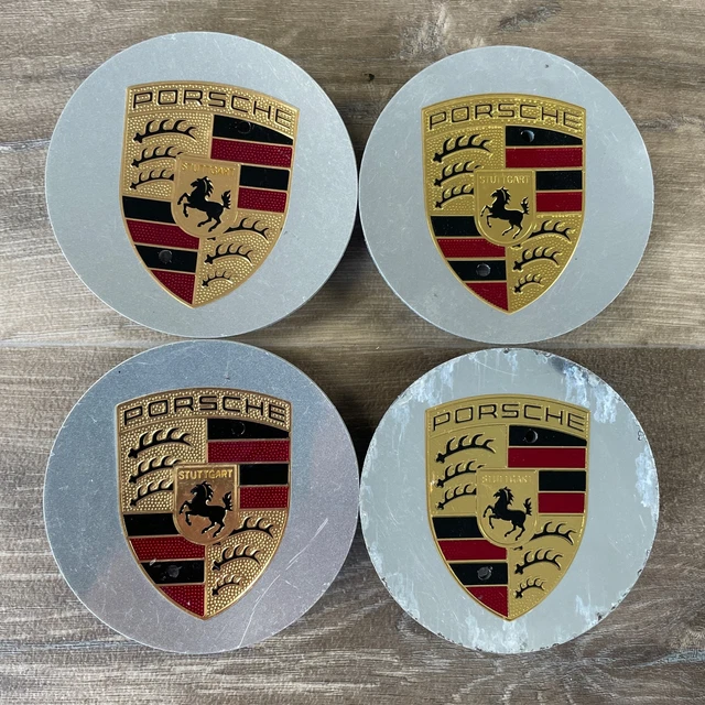 4X ORIGINAL PORSCHE Nabendeckel Felgendeckel Chrom poliert 997 981 9Y0