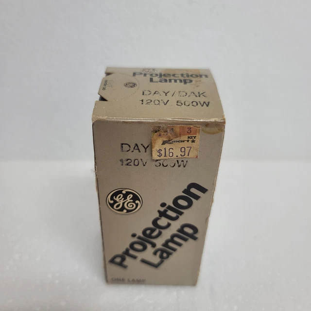 Vintage Projector Bulb GE 120 V/ 500 Watt