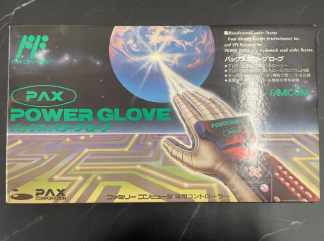 NES Pax Power Glove Nintendo Famicom Controller Family Computer Game JAPAN RARE