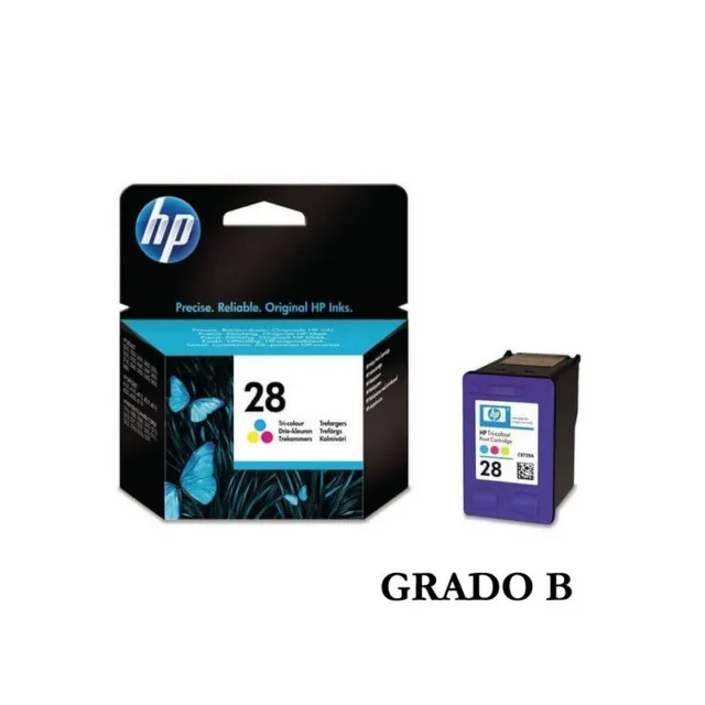 HP 28 C8728AE cartuccia originale GRADO B tri-colore 240 pagine 8ml