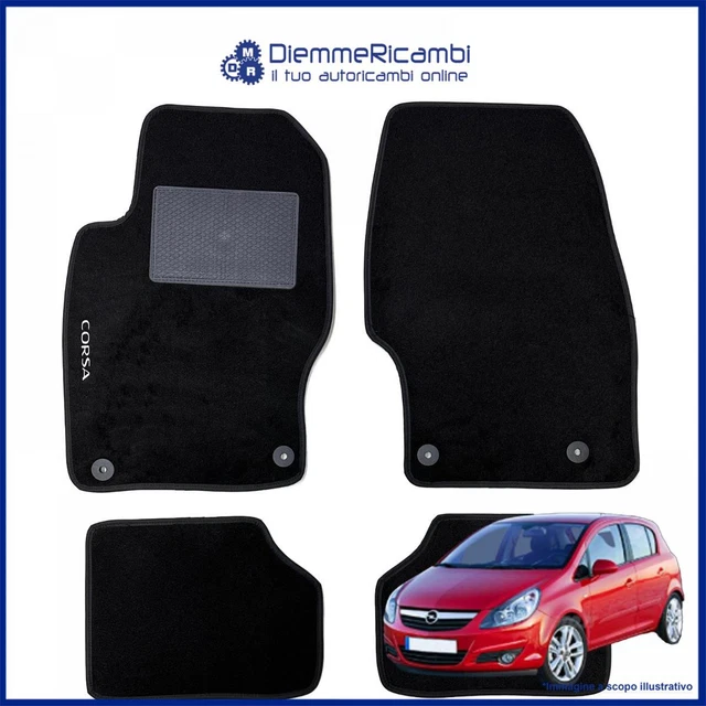 Tappeti Originali Fiat Tipo 5P SW - Moquette Nera Con Logo Ricamato, 4 Pezzi - Foto 8