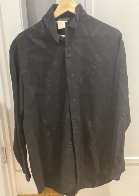 Y's For Men YOHJI YAMAMOTO Long Sleeve Shirt Size LARGE