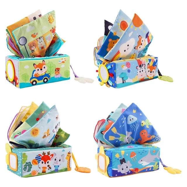 Busy Pull Tissues Activities Sensory Toy Tissue Box Toy for Girls Toddlers