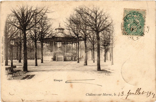CPA Kiosque - CHALONS-sur-MARNE le (742019)