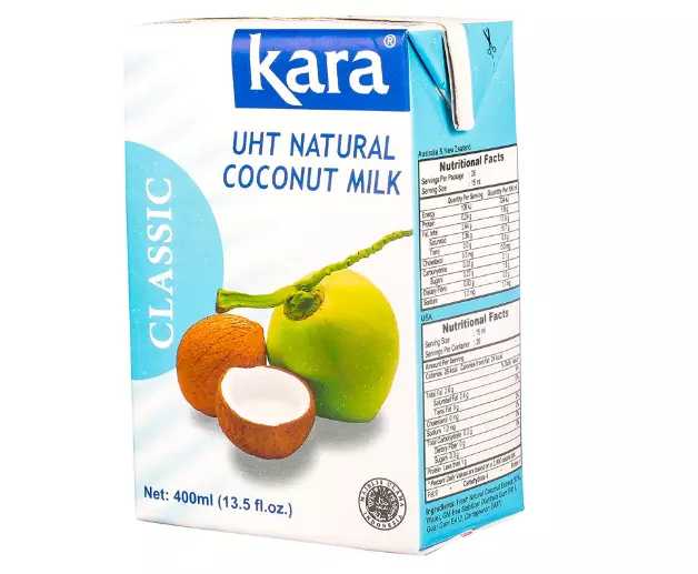 Kara - Latte di Cocco 400ml - 99.9% Puro. Confezione Di 2