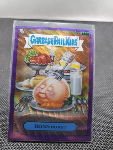 2022 Garbage Pail Kids Chrome Series 5 Ross Roast 188b Purple Wave #171/250