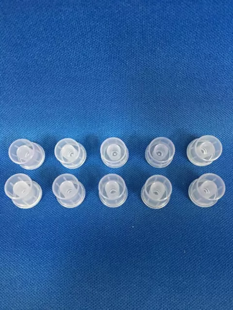 100 Easy Glide Syringes Sterile LUER LOCK 3cc / 3ml with 100 Clear Tip Caps 2