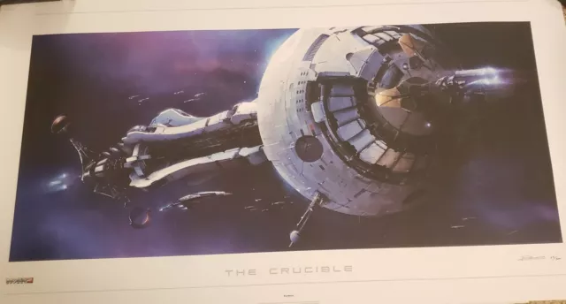 Mass Effect 3 The Crucible Lithograph Signed & Numbered 64/500