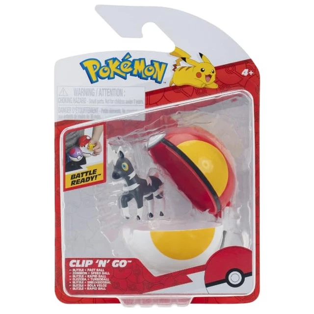 Pokémon Clip And Go Pokéball – Mit Karnimani & Tauchball, Bewegliche 5 Cm Figur, Offizielles Spielzeug Ab 4 Jahren