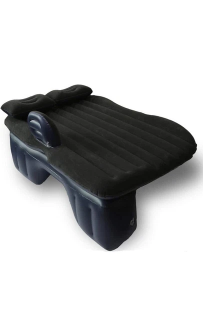 Inflatable Travel Car Air Bed Camping Mattress Back Seat with Rest Pillow & Pump