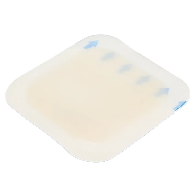 Sacrum medicazione silicone bordata alto assorbimento cuscinetto adesivo in silicone SLS