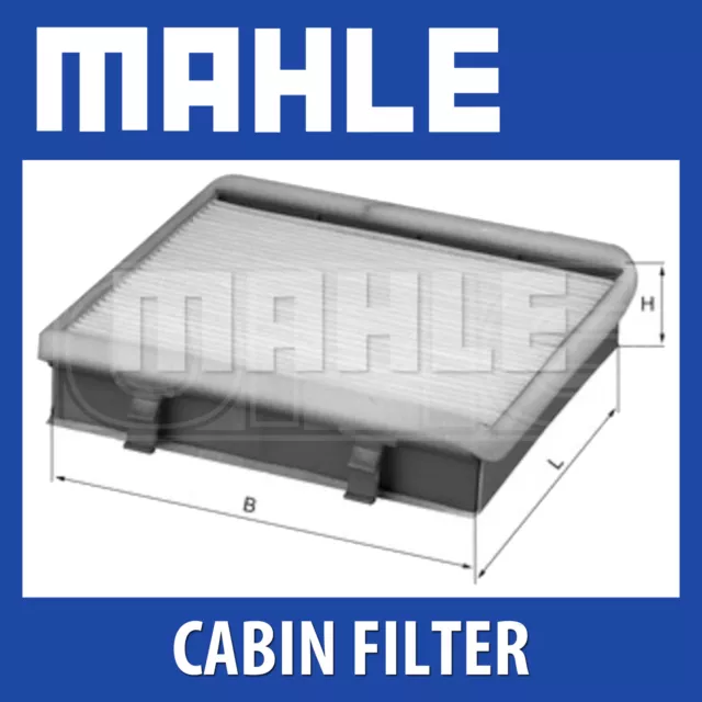 Mahle Pollen Air Filter For Cabin Filter LA19 fits Seat/VW - OE Quality