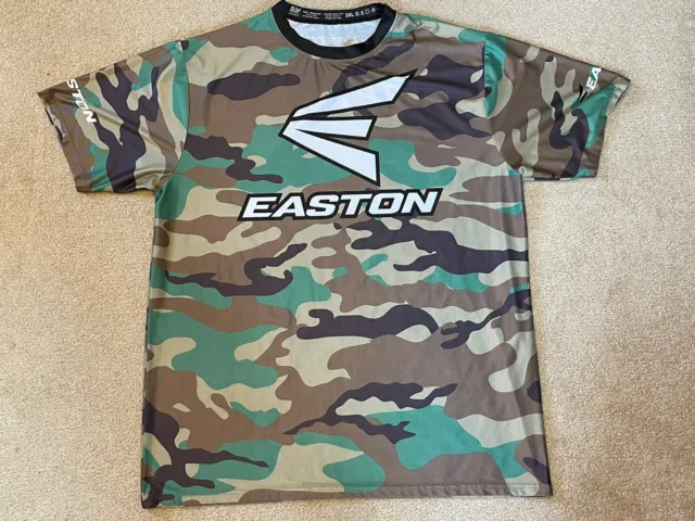 Easton Shirt Men's 2XL XXL CUSTOM BAF Baseball Mesh Stretch Jersey Camo Dri-Fit